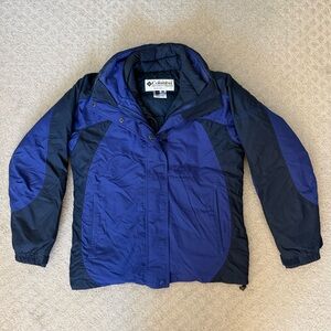 Columbia Women Interchange Double Lined Down Insulated Winter Coat Cold Weather